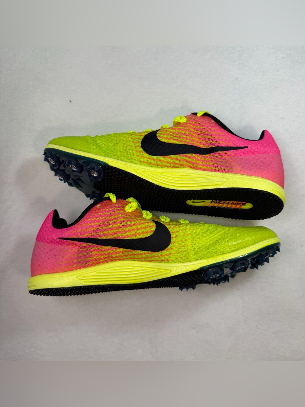Nike Zoom Rival D Track Spikes Volt Pink US 7 UK 6 EUR 40 Distance 806556-999